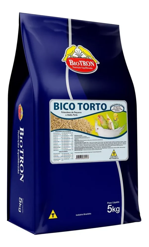 Biotron - Bico Torto - Ração Extrusada - 5 Kg