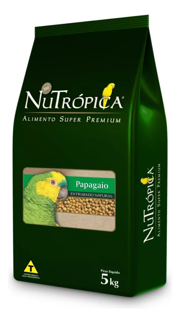 Nutropica Papagaio Natural 5kg Ração Super Premium