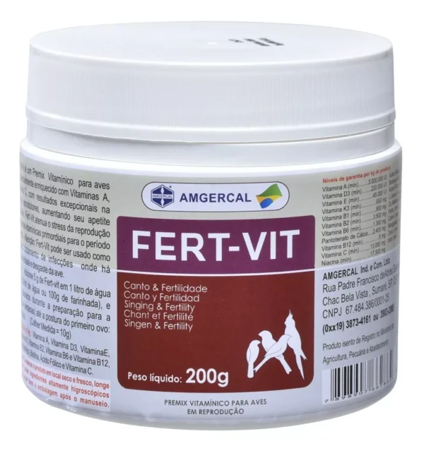 Fert-vit - Canto E Fertilidade - 200g