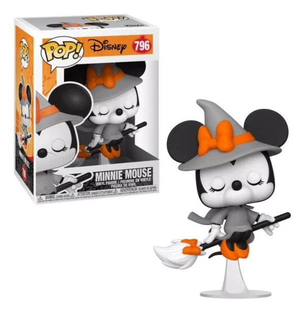 Boneco Minnie Mouse Bruxa Disney Halloween 796 Funko Pop!